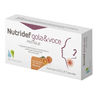 NUTRIDEF THROAT&amp;VOICE ARA 20PAST