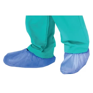 CPE SHOE COVER LIGHT BLUE 100PCS