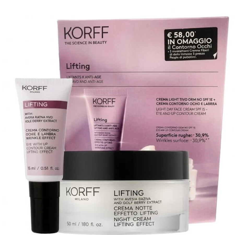 Korff Lifting Augencreme Lippen- und Gesichtscreme leicht
