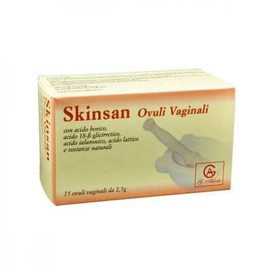 Skinsan 15 Óvulos Vaginales 2,5 G