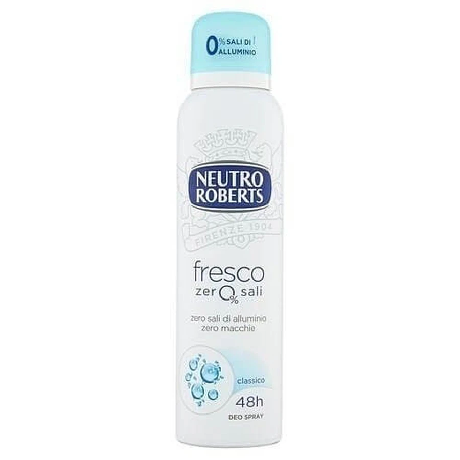 NEUTRAL ROBERTS DEODORANT SPRAY FRESH 150ML.MET NATUURLIJKE ANTIBACTERIËLE