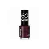 RIMMEL NAIL POLISH 60' NEW 345 BLACK CHERRYES