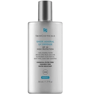 SkinCeuticals Sheer Mineral UV Defense SPF 50 Zonnebrandcrème samengesteld met titaandioxide 50 ml