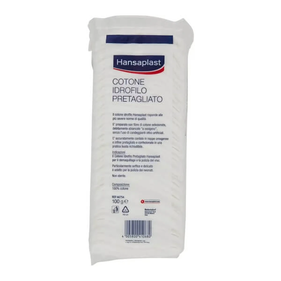Hansaplast Vorgeschnittene Baumwolle Hydrophil 100g