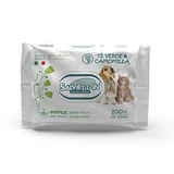 "XXL" BIODEGRADABLE SANITARY WIPES CF. (100 PCS) GREEN TEA & CHAMOMILE *** TEMPORARILY MISSING FROM MANUFACTURER ***