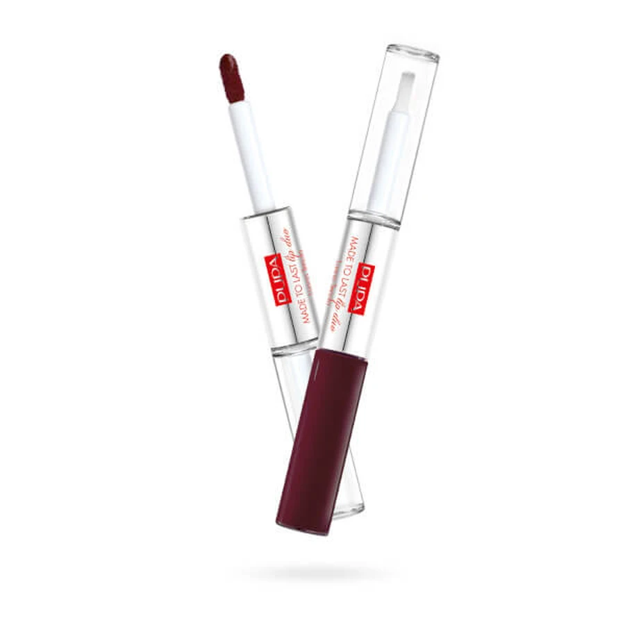 Pupa Made to Last barra de labios líquida duo 017 vino tinto
