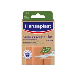 Hansaplast Green-Protect Plaster Strip 1mx6cm 10 Pieces