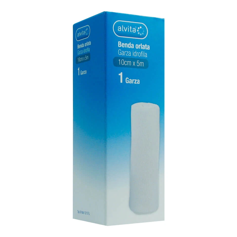 ALVITA HEMMED BANDAGE 10X500CM