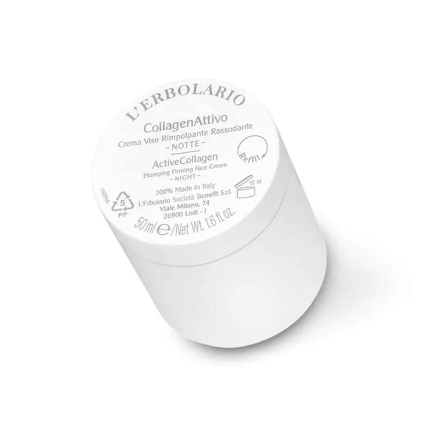 L'Erbolario CollagenAttivo - Refill Refreshing and Firming Face Night Cream, 50 ml