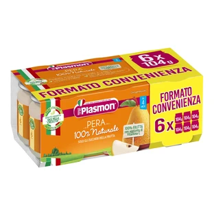 Pera homogeneizada Plasmon 6x104g