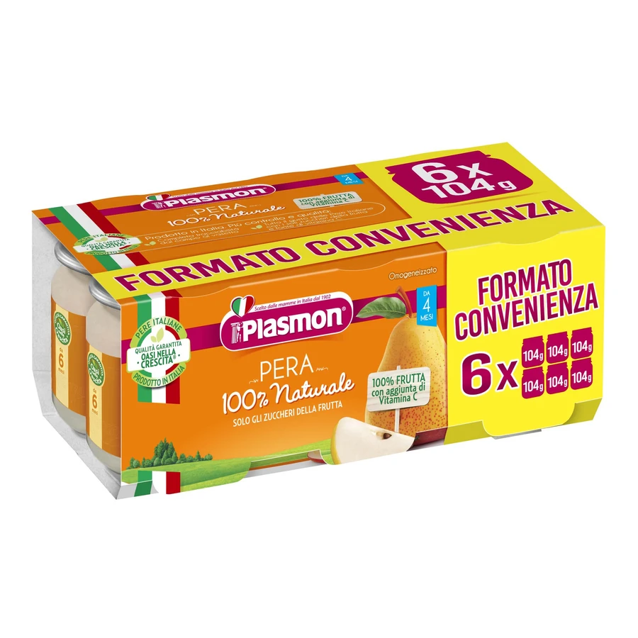 Pera homogeneizada Plasmon 6x104g