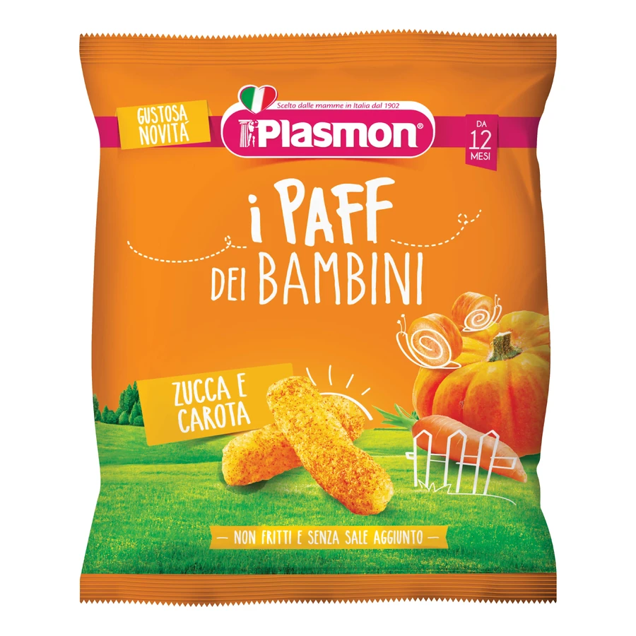 PLASMON PAFF Snack Kürbis/Karotte.