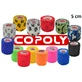 COPOLY bandage auto-adhésif 5cm x 457cm couleurs mélangées