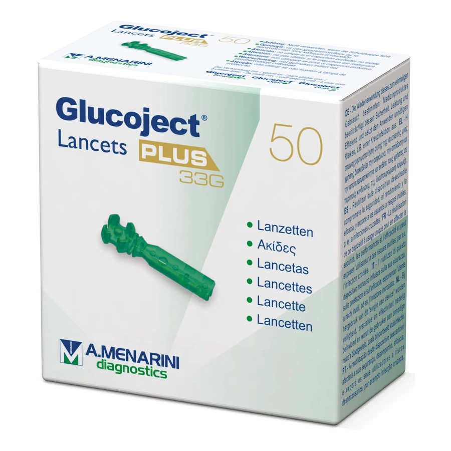 GLUCOJET Lanzetten Plus 33g 50 Stk.