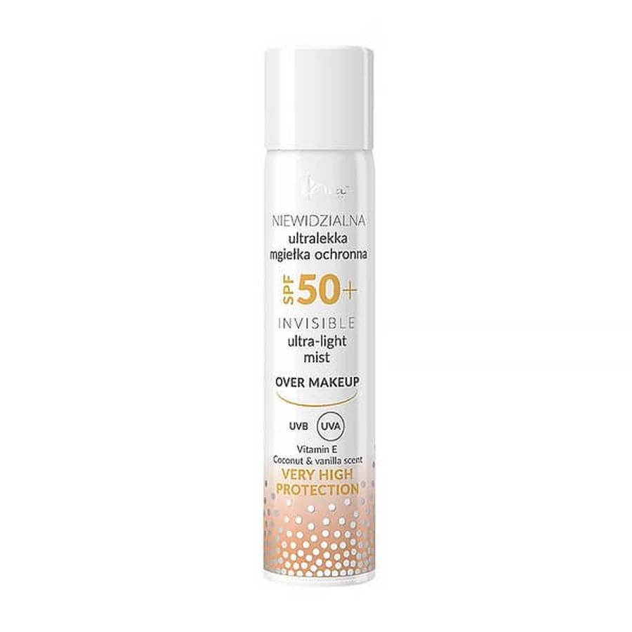 AVA Invisible Ultra-light Mist, protective mist, SPF50+, 75 ml.
