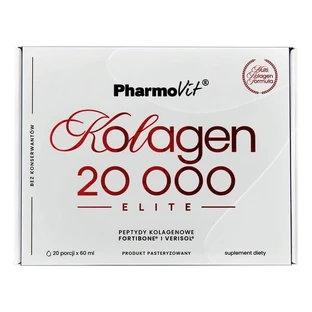 Pharmovit Kollagen 20.000 ELITE, flüssig, 60 ml x 20 Stück.