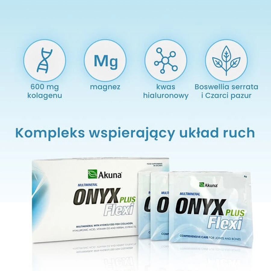 Akuna Onyx Plus Flexi, pulbere, pliculețe, 30 buc.