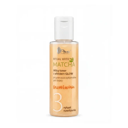 AVA Ritual con Matcha, tónico facial lechoso y sérum, 2 en 1, 100 ml.