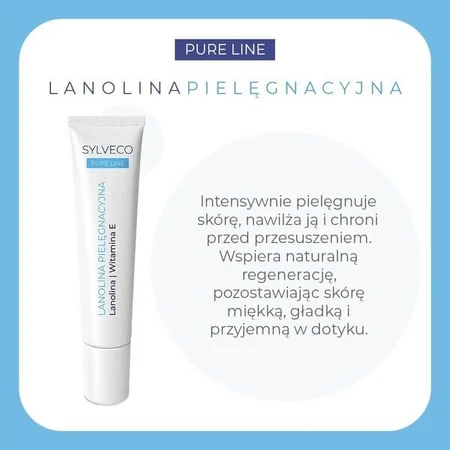 Sylveco Pure Line, verzorgende lanoline, 15 ml