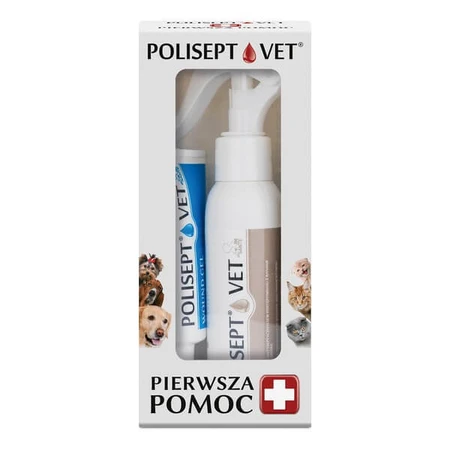 Polisept Vet First Aid, Erste-Hilfe-Set für Hunde und Katzen, 1 Stk.