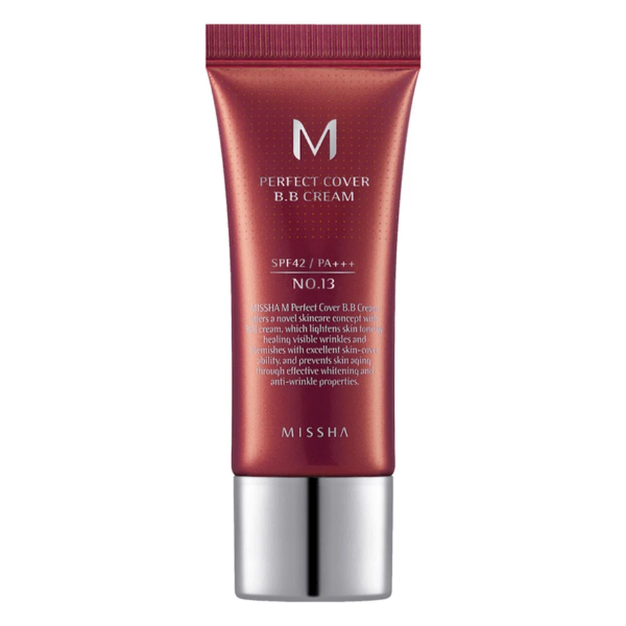 Missha M Perfect Cover BB Cream SPF42 PA+++, BB cream, Nr. 13 Bright Beige, 20 ml