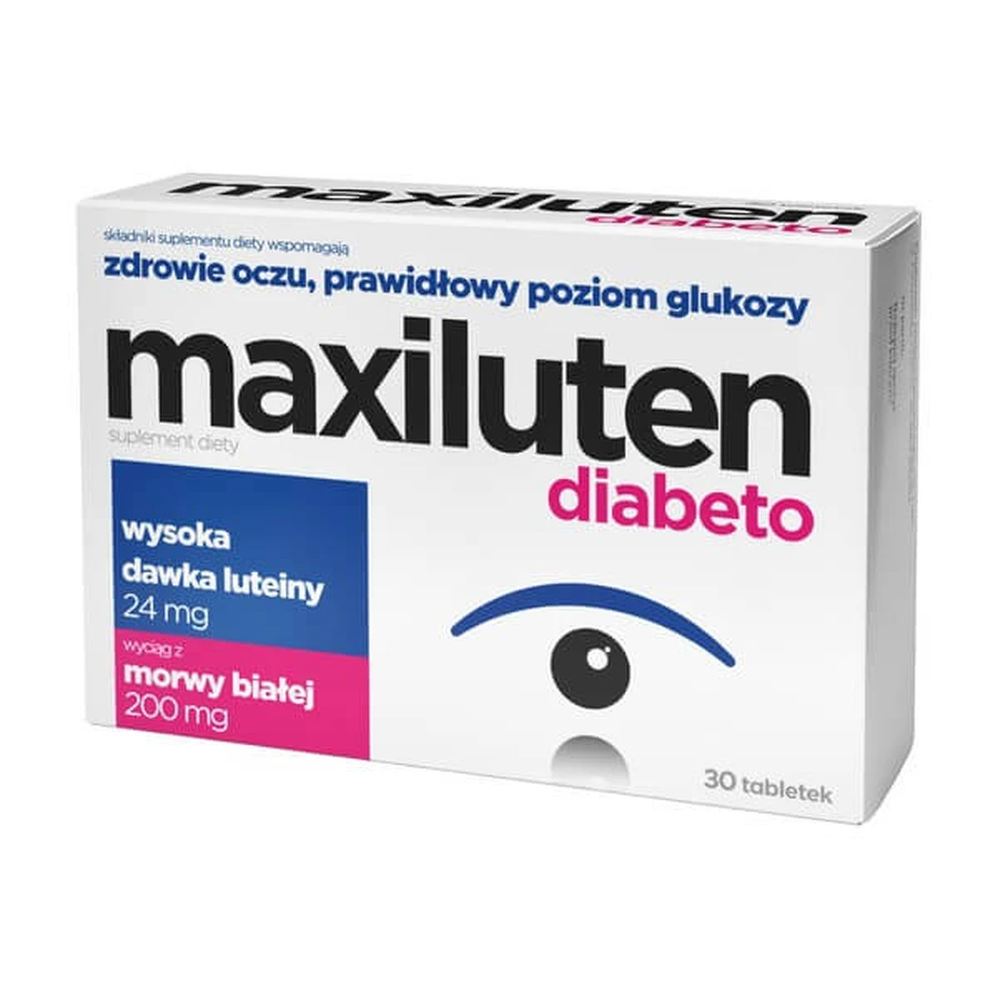 Maxiluten Diabeto, tabletten, 30 st.
