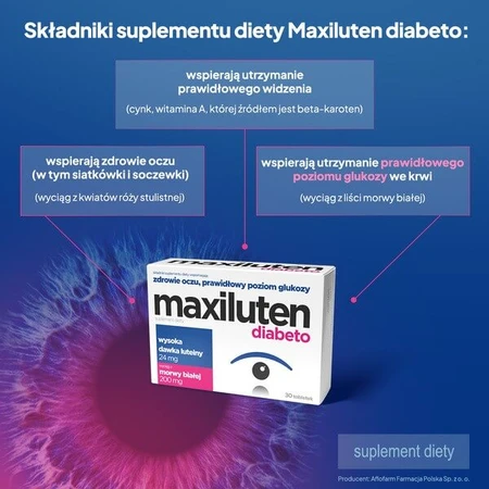 Maxiluten Diabeto, tabletten, 30 st.