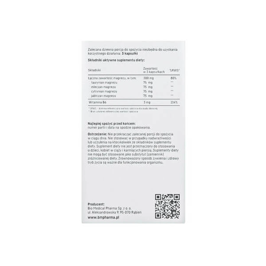 Bio Medical Pharma MagActive, capsules, 90 pcs.