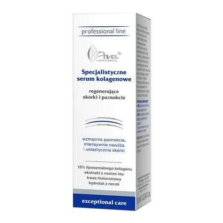 AVA Professional Line, collagen serum, regenerating cuticles and nails, 10 ml