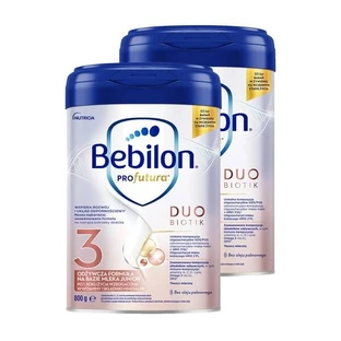 Lot de 2 x Bebilon PROfutura DUOBIOTIK 3, lait maternisé après 1 an, 800 g