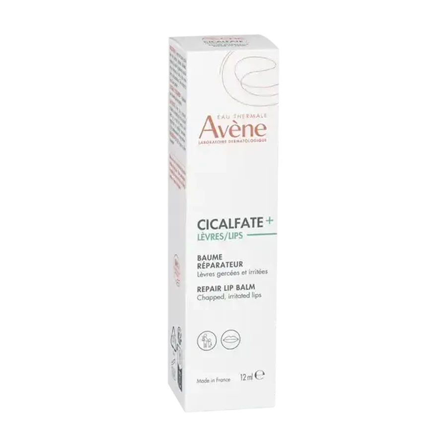 Avene Eau Thermale Cicalfate+, regenerating lip balm, 12 ml