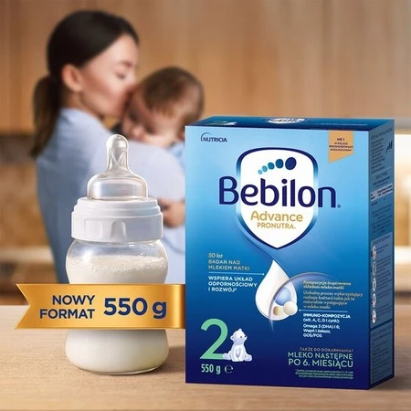 Set de 2x Bebilon 2 Advance Pronutra, 1000 g + Bebilon 2 Advance Pronutra, 550 g