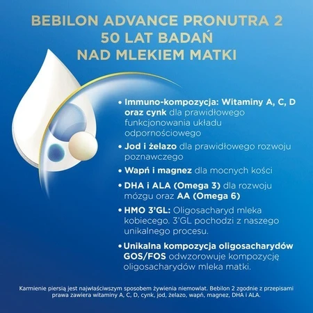 Set de 2x Bebilon 2 Advance Pronutra, 1000 g + Bebilon 2 Advance Pronutra, 550 g