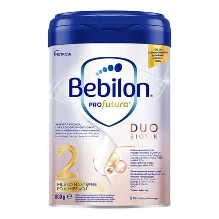 Set van 2 x Bebilon PROfutura DUOBIOTIK 2, opvolgmelk na 6 maanden, poeder, 800 g
