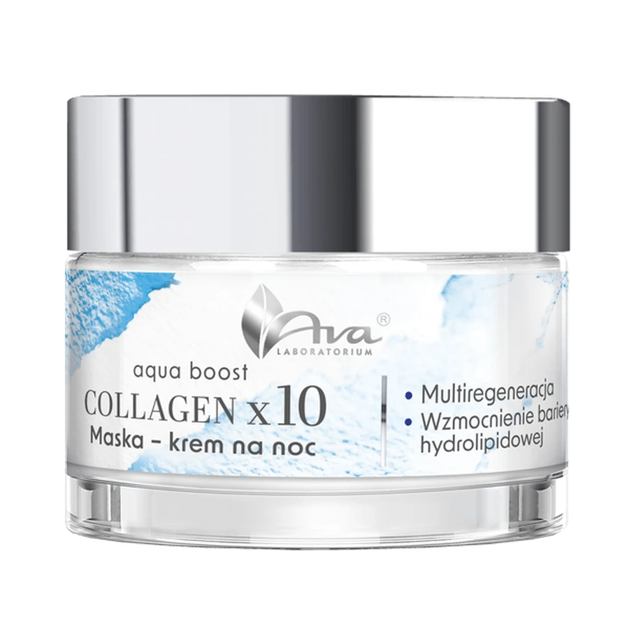AVA Aqua Boost Collagen, nachtmasker-crème, 50 ml