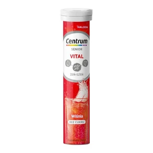 Centrum Vital Senior, effervescent tablets, cherry flavor, 20 pcs.