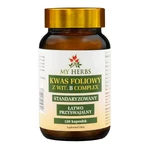 My Herbs Ácido Fólico con Vit. B Complex, cápsulas, 120 uds.