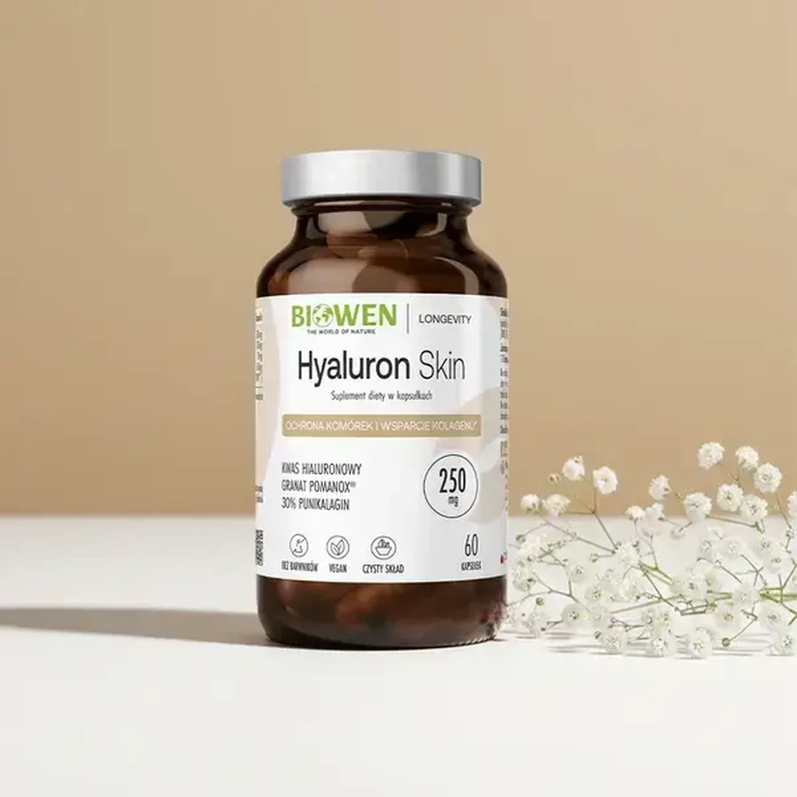 Biowen Hyaluron Skin, Hartkapseln, 60 Stück.