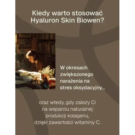 Biowen Hyaluron Skin, Hartkapseln, 60 Stück.