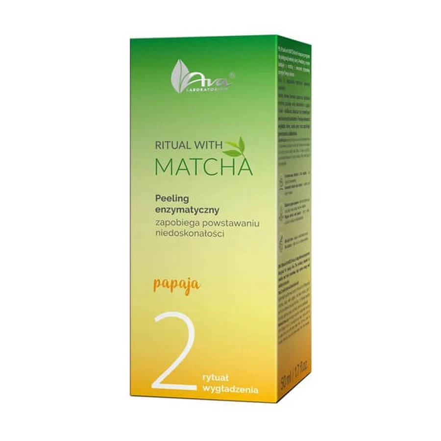 AVA Ritual mit Matcha, Enzym-Peeling, 50 ml