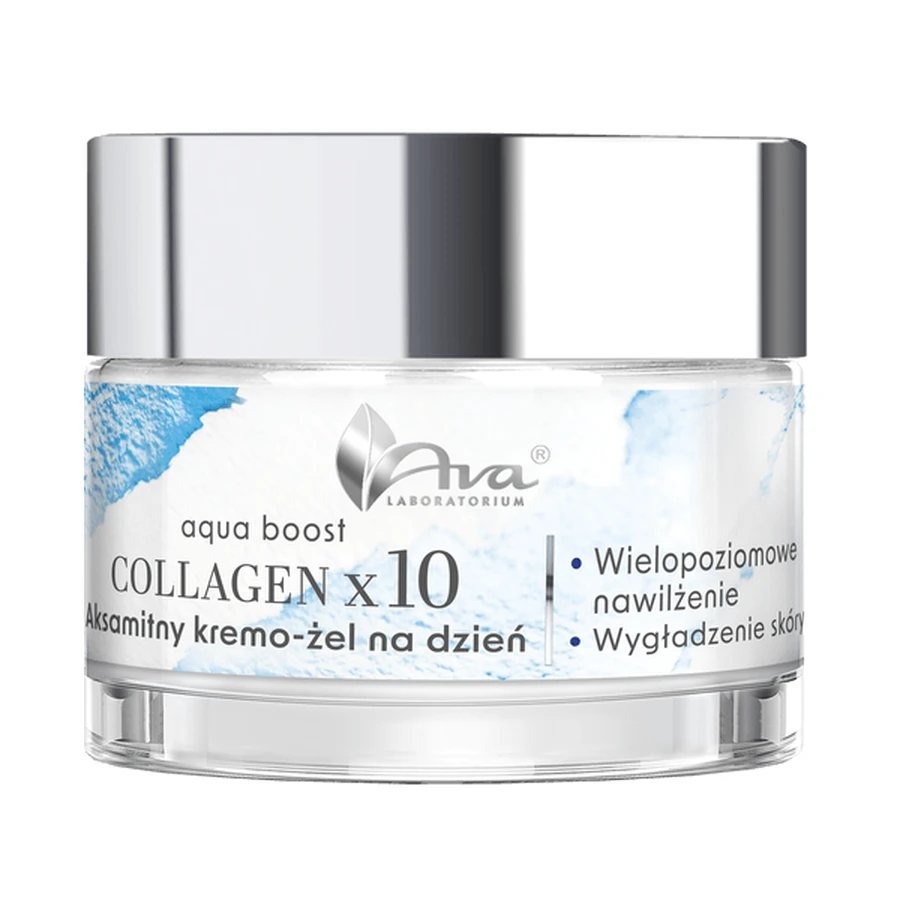 AVA Aqua Boost Colágeno, gel-crema aterciopelado, de día, 50 ml