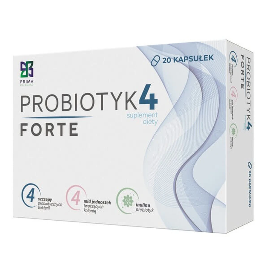 Prima Pharma Probiotic 4 Forte, capsules, 20 st.