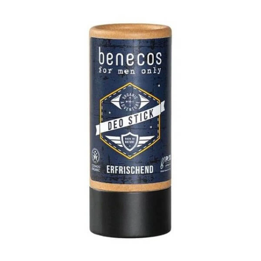 Benecos For Men Only, natürlicher erfrischender Deodorant-Stick für Männer, 40 g