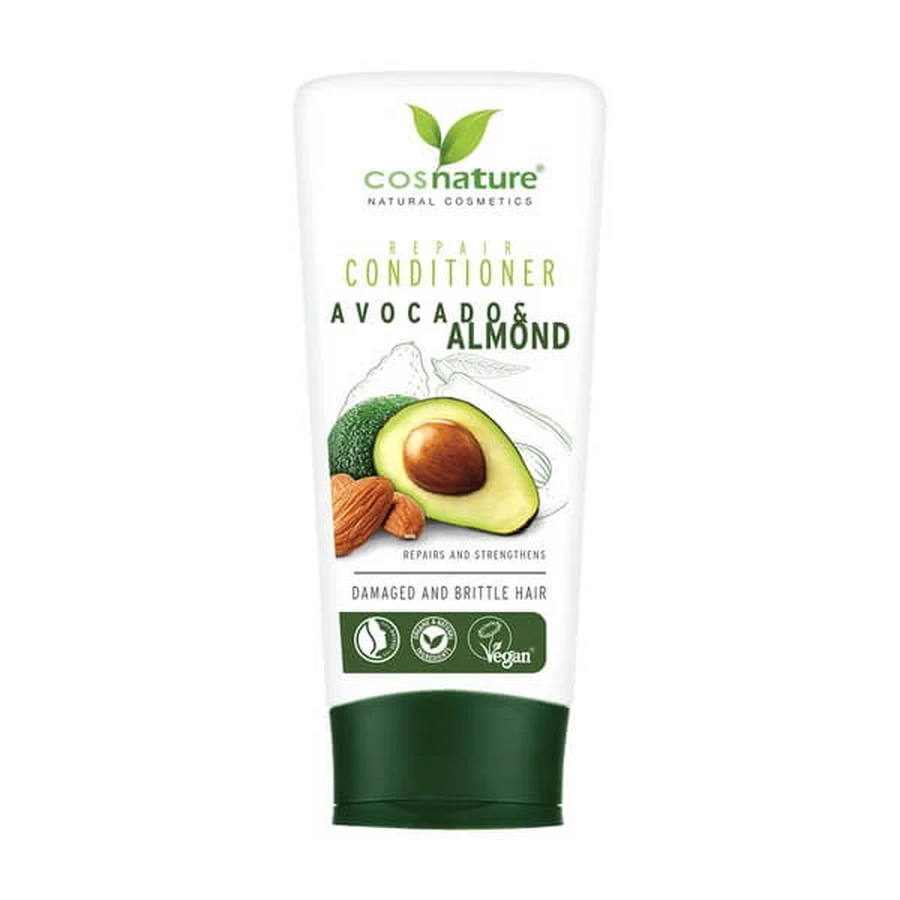 Cosnature, acondicionador regenerador natural con aguacate y almendras, 250 ml