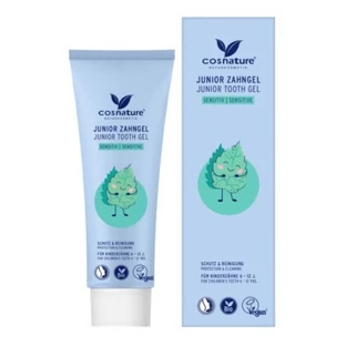 Cosnature, natural tooth gel with fluoride, chamomile and mint for children 6-12 years, 75 ml