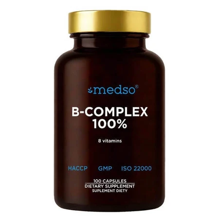 Medso B-Komplex 100%, Kapseln, 100 Stück.