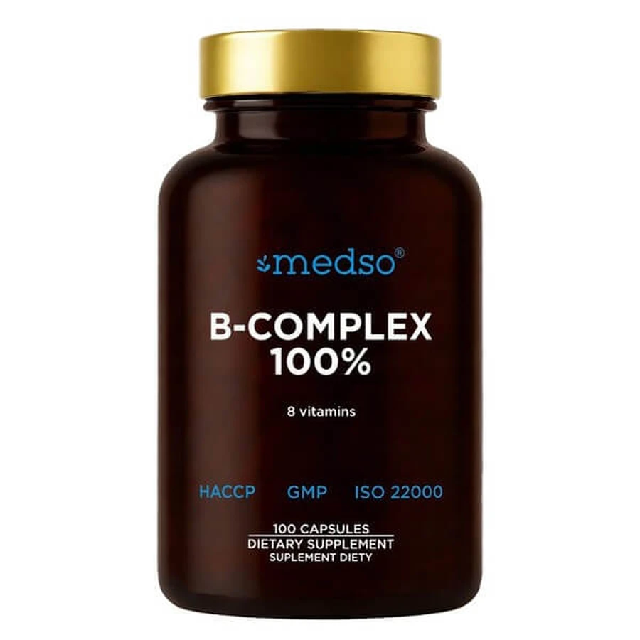 Medso B-Komplex 100%, Kapseln, 100 Stück.