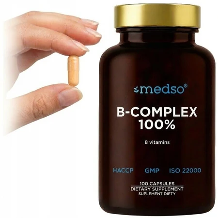 Medso B-Komplex 100%, Kapseln, 100 Stück.