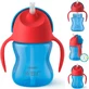 Avent cup with straw 200 ml 9m+ light blue