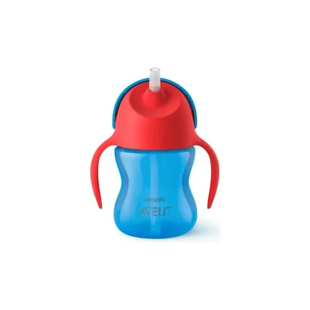 Avent cup with straw 200 ml 9m+ light blue